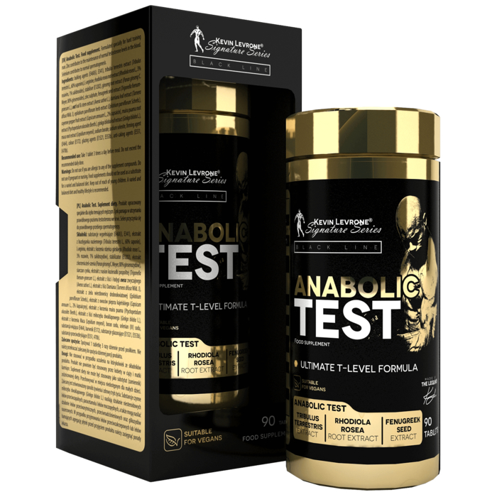 Kevin Levrone ANABOLIC TEST 90 tablets 5903719238564 | 45072YQGA Levrone Black | 45072YQGA