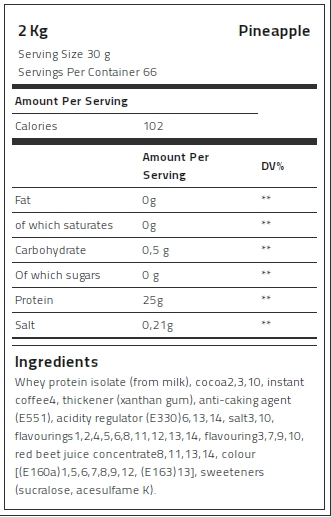 Kevin Levrone 100% Gold Isolate Whey, 2 Kg, Whey Protein Isolate | 25817JOGZ Levrone Gold | 25817JOGZ