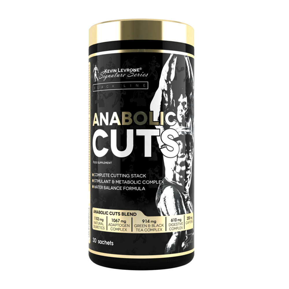 Kevin Levrone Anabolic Cuts, 30 Sachets, Burning of Excess Fat, Includes Diuretics | 70385QPRU Levrone Black | 70385QPRU