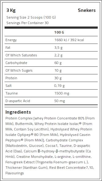 Kevin Levrone Anabolic Mass, 3 Kg, Contributes to a Growth in Muscle Mass | 48267RKHN Levrone Black | 48267RKHN