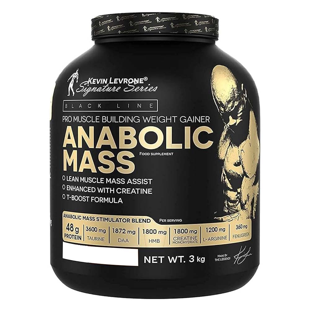 Kevin Levrone Anabolic Mass, 3 Kg, Contributes to a Growth in Muscle Mass | 48267RKHN Levrone Black | 48267RKHN