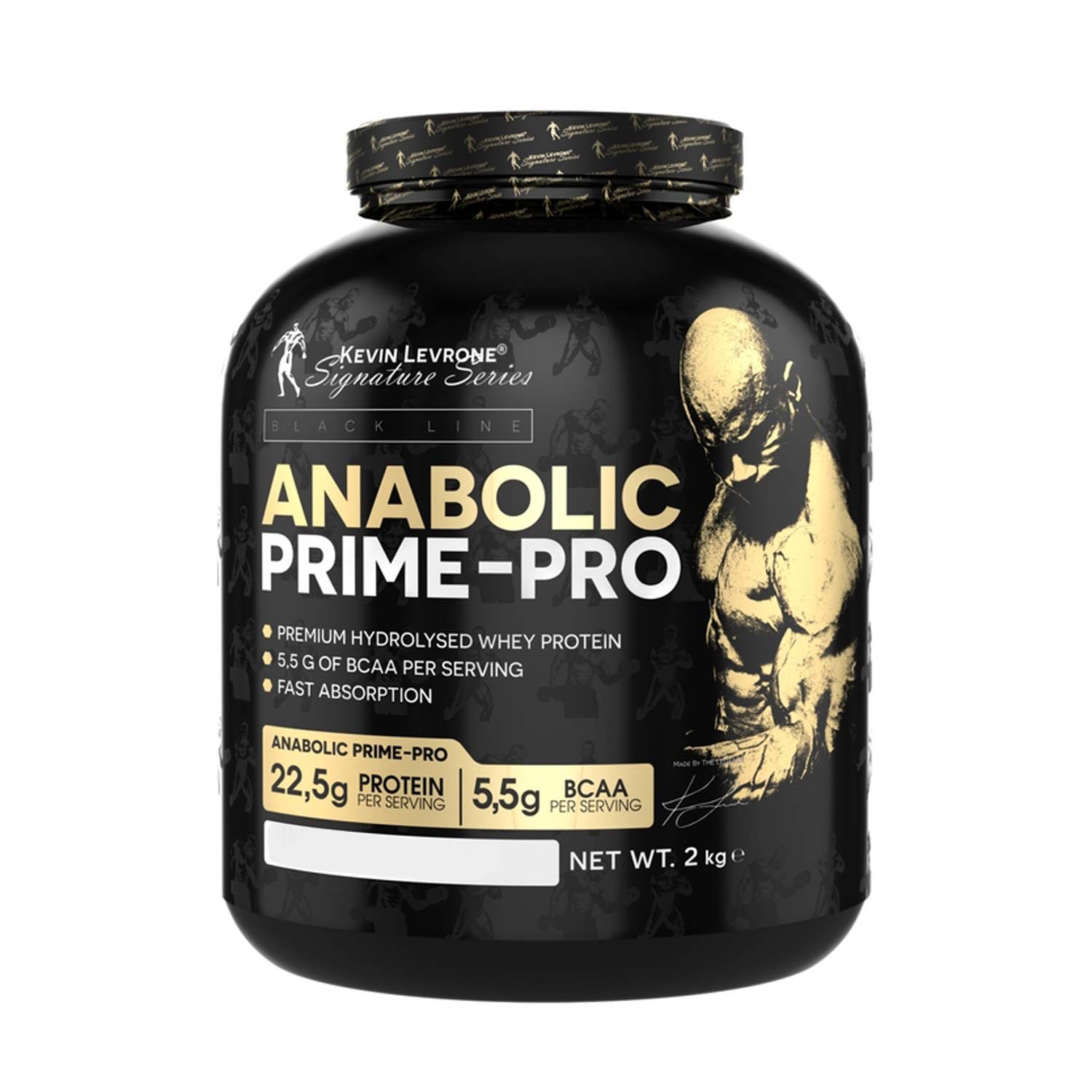 Kevin Levrone Anabolic Prime Pro Whey, 2 Kg, Premium Hydrolyzed Whey Protein | 95012ALCJ Levrone Black | 95012ALCJ