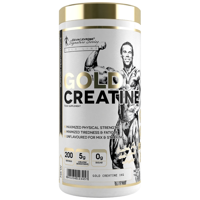 Kevin Levrone GOLD CREATINE 1 kg - Boost Energy Levels, Enhance Strength, Suitable for Men & Women | 72941KYBE Levrone Gold | 72941KYBE