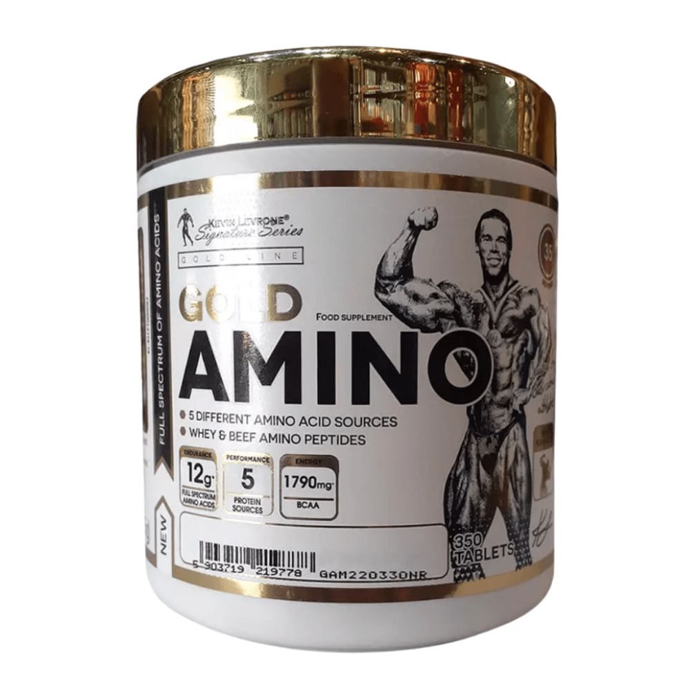 Kevin Levrone Gold Amino, 350 Tablets, 5 Different Amino Acid Sources, Increased Stamina | 49263IYVM Levrone Gold | 49263IYVM