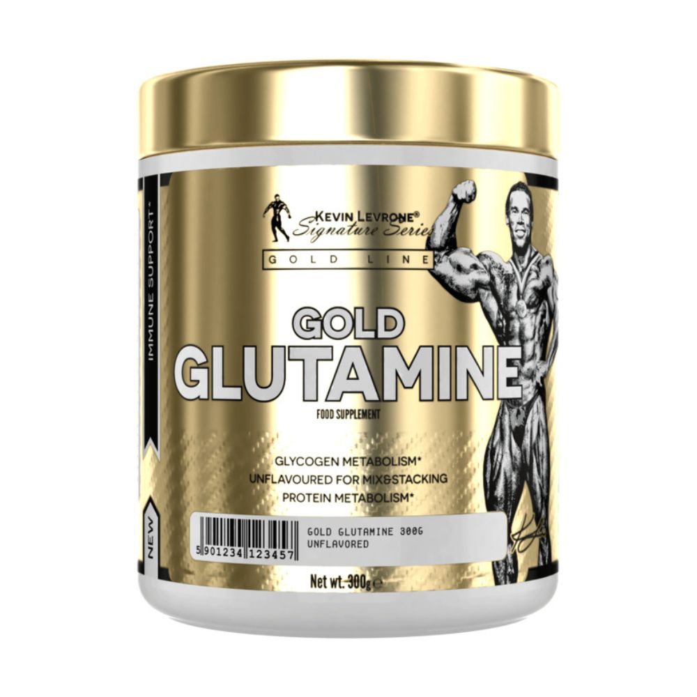 Kevin Levrone Gold Glutamine, Unflavored, 300 Gm, Muscle Fuel Recovery | 04795ZBHO Levrone Gold | 04795ZBHO