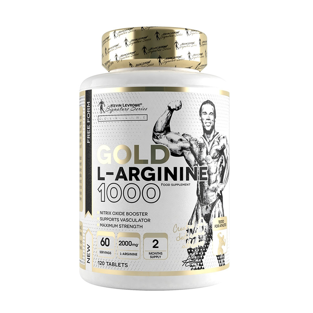 Kevin Levrone L Arginine, 120 Tablets, Provides as Much as 4000 Mg of Pure L-arginine | 57213KQRP Levrone Gold | 57213KQRP