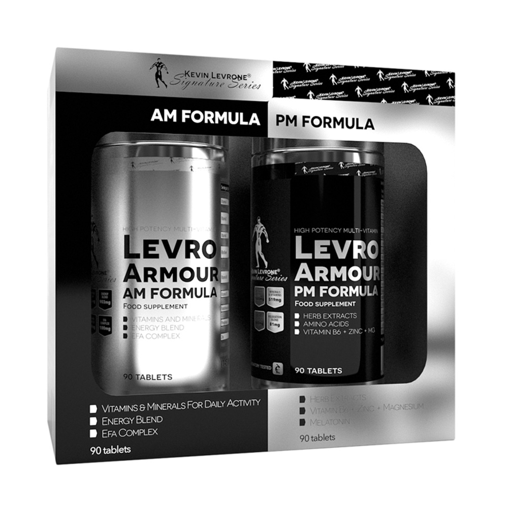 Kevin Levrone Levro Armour Am Pm Formula, 180 Tablets, Supports Immunity | 57284UQPD Levrone Silver | 57284UQPD
