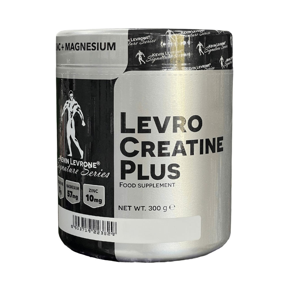 Kevin Levrone Levro Creatine Plus, Unflavored, 300 Gm, 3g Creatine Monohydrate High Purity | 03865ZIOS Levrone Silver | 03865ZIOS