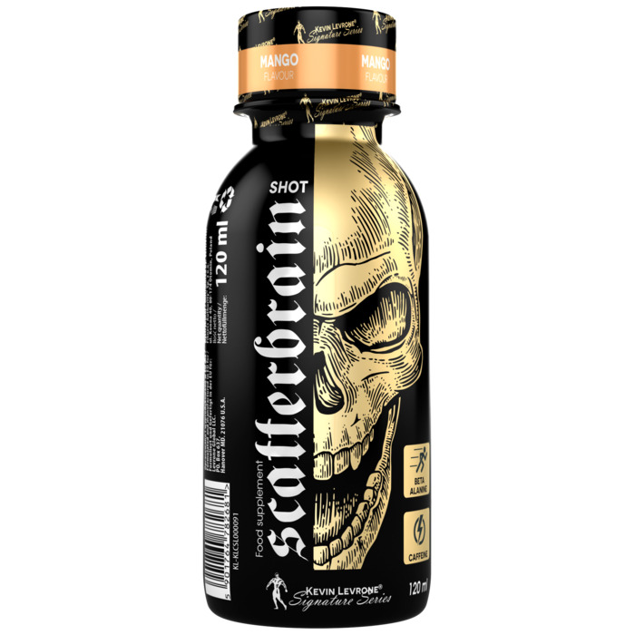 Kevin Levrone SCATTERBRAIN SHOT 120 ml (energy drink) 5903719229197 | 93785LZYN Levrone Black | 93785LZYN